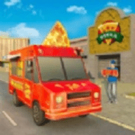 Pizza Delivery Van Driving Simulator（疯狂城市面包车司机）