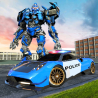 police car robot transform war（警车机器人变形战）
