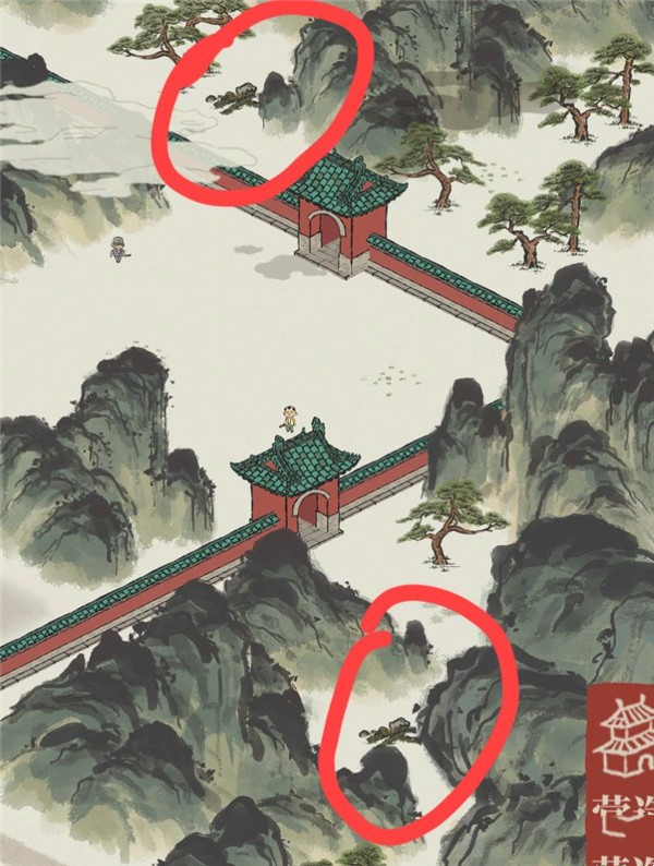 江南百景图鸡鸣山蘑菇在哪？