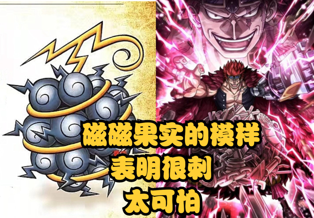 海贼王情报：官方公布“磁磁果实”形状，表面全是“刺”，太可怕