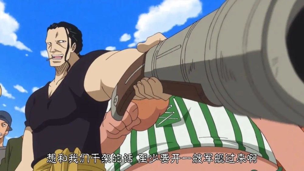 海贼王：枪指大将黄猿，3个细节证明，红发团二把手到底有多强