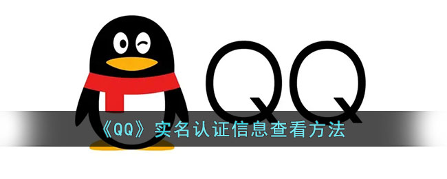 QQ实名认证怎么查看-QQ实名认证查看方法一览