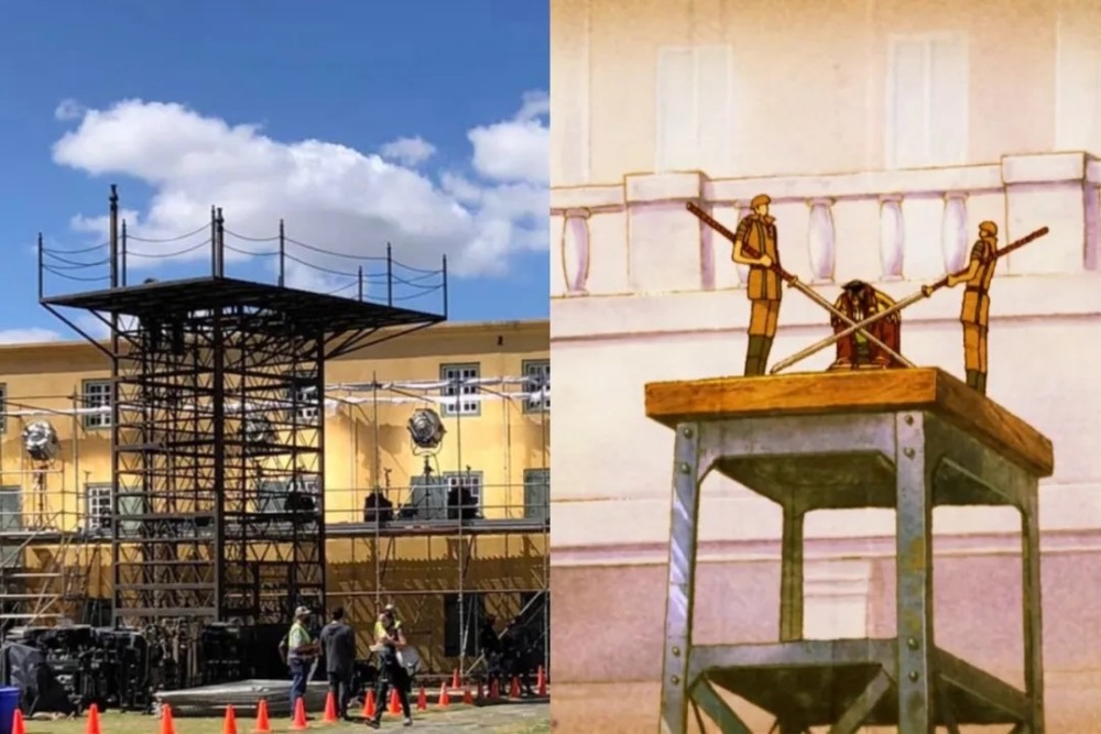 《海贼王》真人版场景照公布，终于能现实中看到罗杰的行刑台了