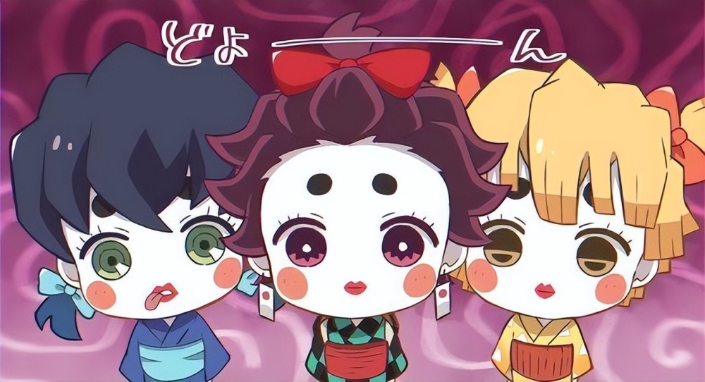 鬼灭音柱1家四口AI真人化，3位小娇妻可攻可萌，宇髄天元脸太长了