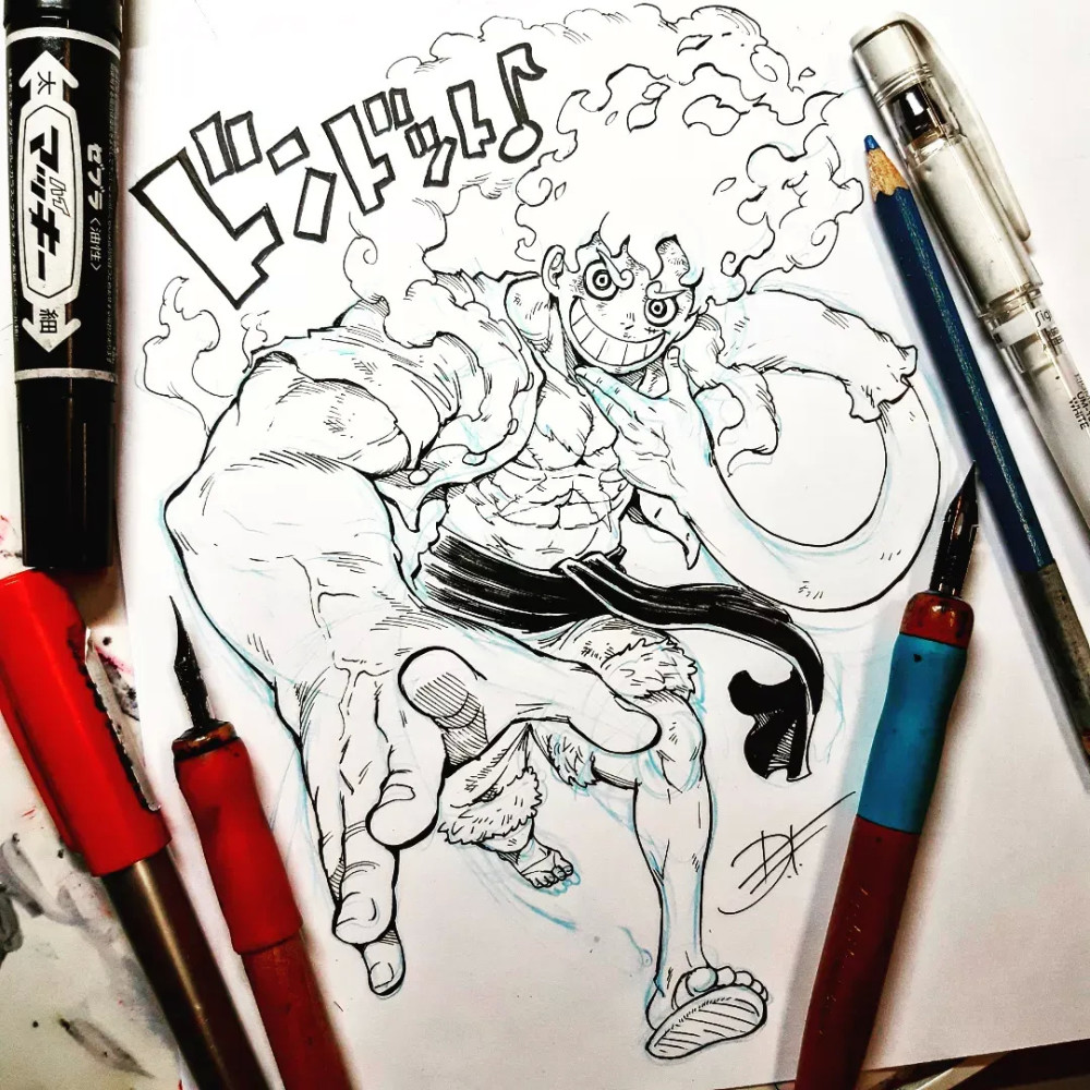 海贼王：完虐凯多，锤哭赤犬，吓坏黑胡子，路飞在他的笔下超神了