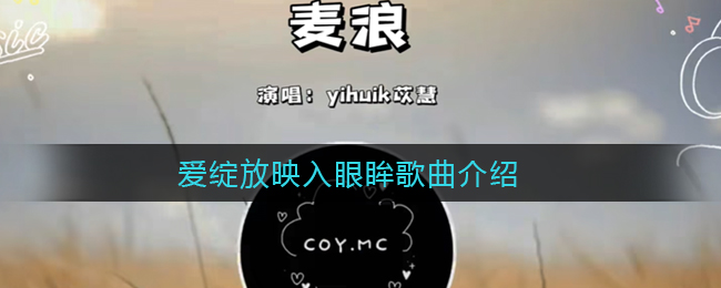 爱绽放映入眼眸歌曲介绍