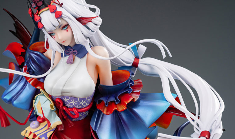 阴阳师1/4千姬手办实物赏析 4单入手成本 游戏拿不到 可在现实圆梦