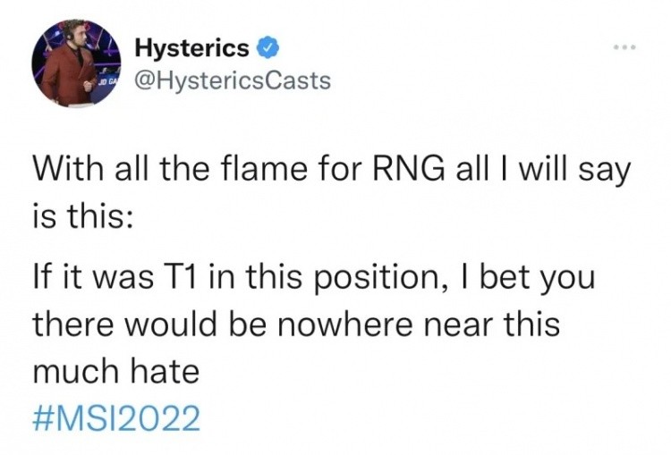 T1 CEO谈RNG重赛：别把我们扯进来，不管T1的事