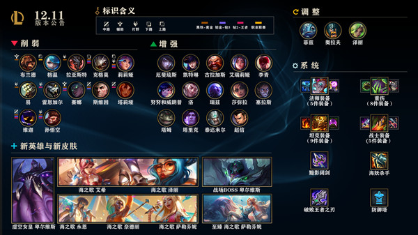 英雄联盟12.11版本更新公告 LOL6月9日12.11更新内容图文汇总图片2