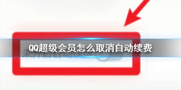 QQ超级会员怎么取消自动续费-会员取消自动续费方法介绍