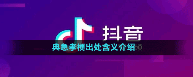 典急孝梗出处含义介绍