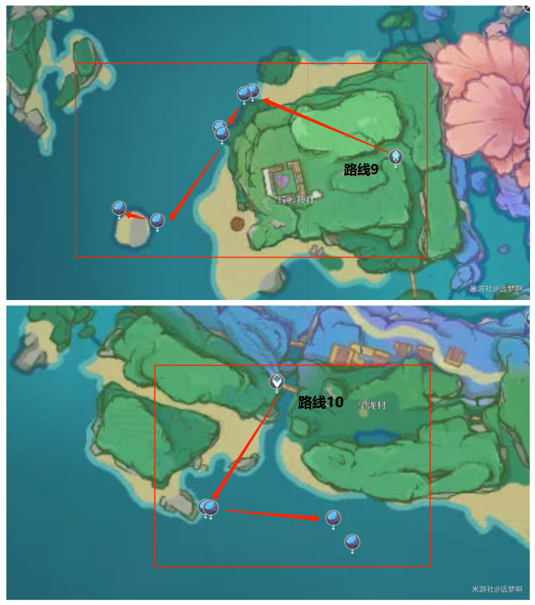 原神2.8海灵芝采集路线汇总2022