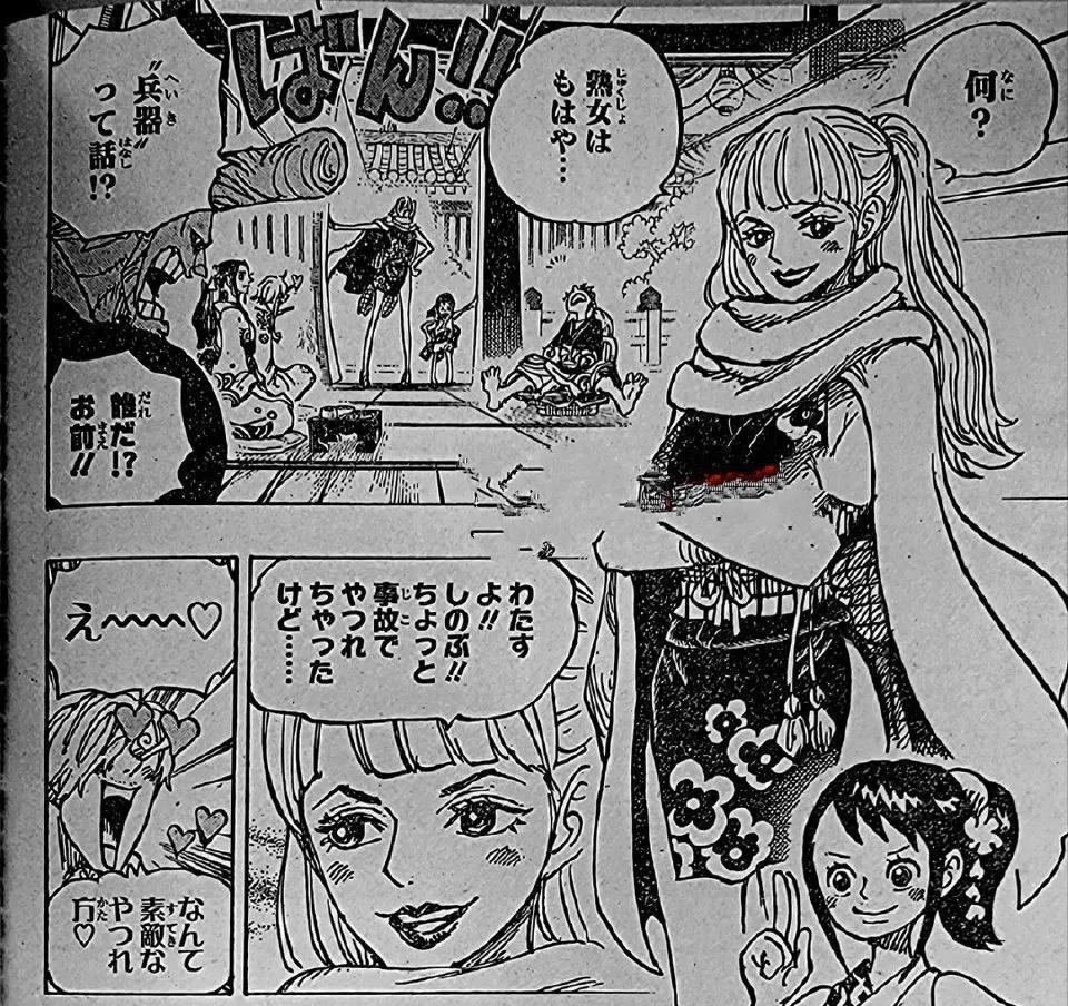 海贼王1056话情报：天狗与桃之助相认，罗把历史正文送给基德