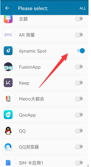 dynamicSpot怎么设置