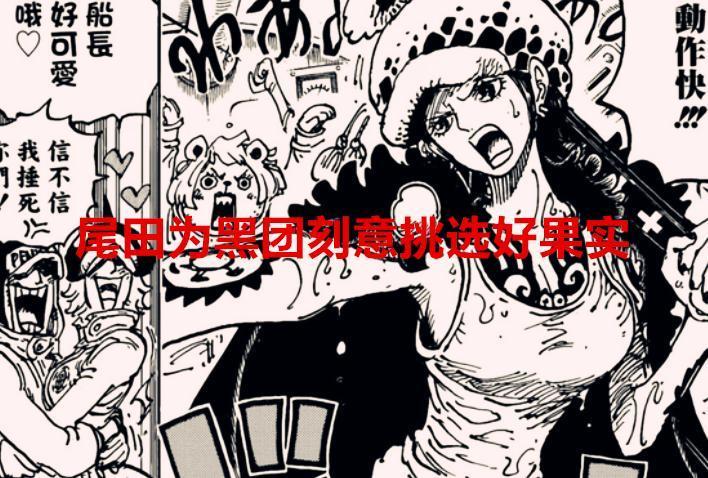 海贼王1067话解读：尾田为黑团刻意挑选好果实，草帽团是否也会？