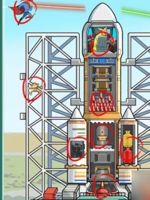 我玩梗贼6火箭发射怎么过